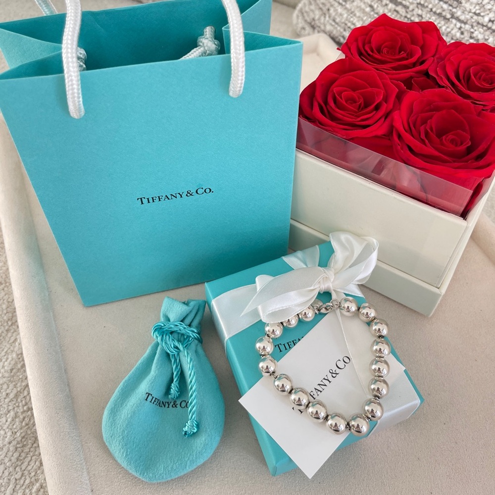Tiffany Hardwear Ball Bracelet in Silver size 7” NEW $750 in Tiffany Blue Box - Picture 5 of 16